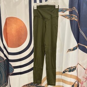 Olive High-Waist Active Leggings